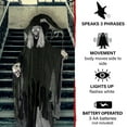 thumbnail image 6 of Haunted Hill Farm Life-Size Animatronic Witch with Skull, Lights and Sound, Indoor/Covered Outdoor Halloween Decoration, HHWITCH-4FLSA, 6 of 15