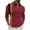 Red, variant on yillto Men's Loose Shirts Big and Tall Quarter Zip Pullover Top Casual Long Sleeve Collared Shirt Fall Winter