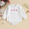 thumbnail image 2 of Okbabeha Chirstmas Baby Girl Boy Clothes Outfits 0 3 6 9 12 18 24Months Newborn Long Sleeve Bubble Romper Sweatshirt Onesie, 2 of 7