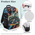 thumbnail image 7 of Aplkyhs School Backpack for Boys Kids Ages 6-18 Ergonomic Padded Straps Large Capacity Water Resistant Durable Bookbag for Elementary Middle High School Use Colorful Tractor, 7 of 7