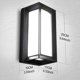 thumbnail image 4 of Lámpara de pared moderna para exteriores, lámparas LED IP65, lámpara de pared ascendente impermeable, porche, terraza, jardín, paso, escaleras, blanco frío, 4 of 5
