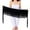 Black, variant on RUTAYY Women Encryption Tassel Waist Towel Towel Latin Dance Binding Tassel Lace Up Skirt Towel Solid Color Smocked Boho Pleated Skirts