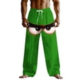 thumbnail image 3 of BRGZLK Men's Baggy Pant Funny Meme Elastic Waist Drawstring Beach Pants with Pocket Novelty Graphic Vacation Wide Leg Trouser, 3 of 3