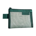 thumbnail image 2 of Komiseup Porte-Monnaie de Rangement en Maille Transparente aux Couleurs Rétro Sac à Main Petit Sac Sac d'Autobus Rouge à Lèvres Pochette de Voyage Portable, 2 of 6