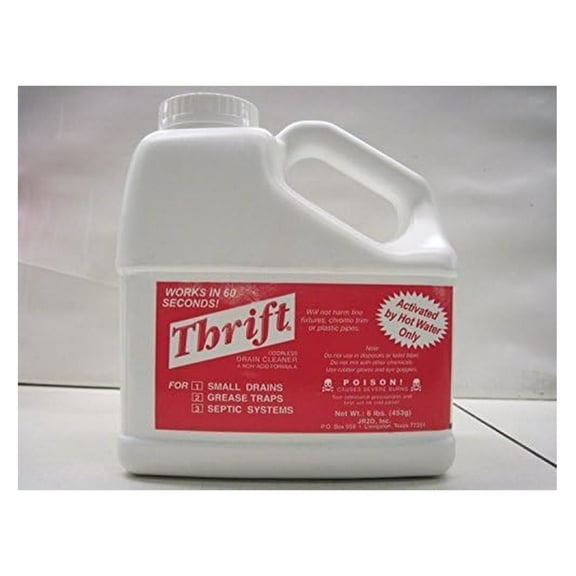 T-600 Alkaline Based 6 lb. Granular Drain Cleaner by