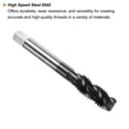 thumbnail image 4 of Spiral Flute Drill Tap M12 x 1.75 High Speed Steel 6542 Metric Screw Taps,Black, 4 of 5