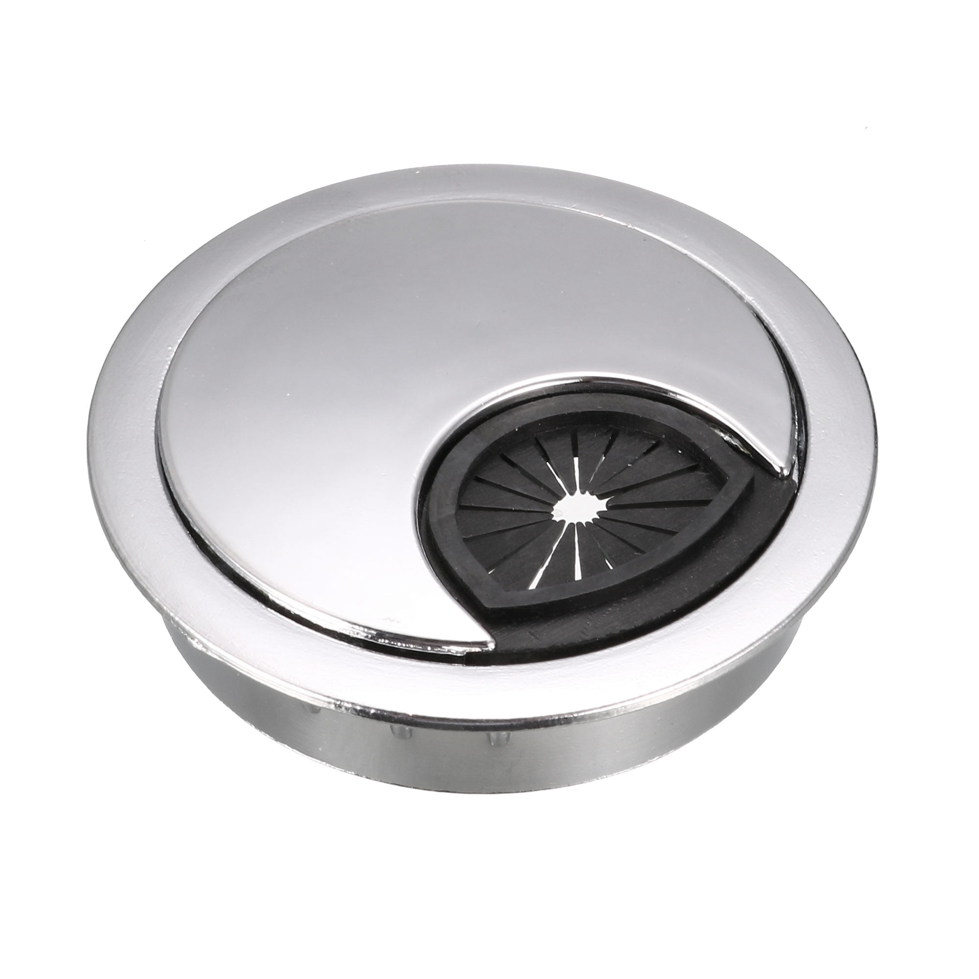 Cable Hole Cover, 2inch Zinc Alloy Desk Grommet for Wire Organizer (Bright Silver) Walmart