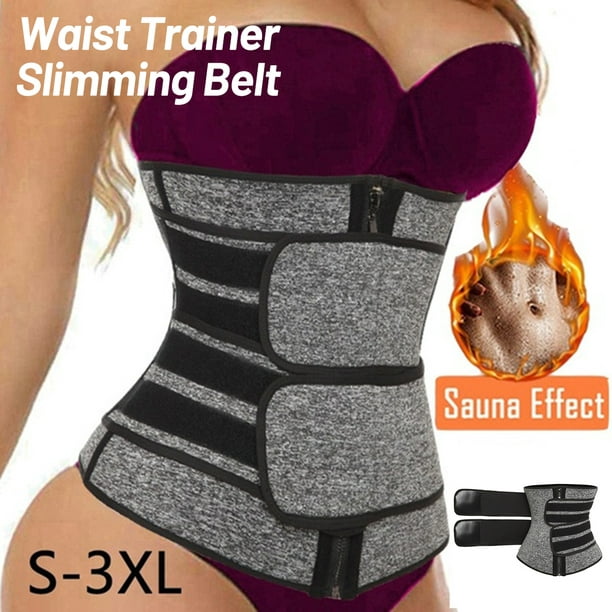 Women Fashion Waist Trainer Corset Sauna Slimming Trimmer Double