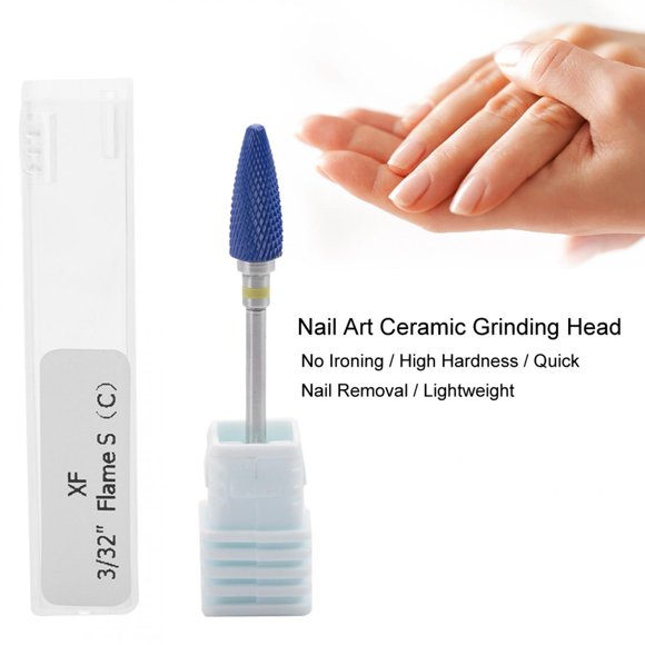 Nail Art Tools, Lightweight & Portable Nail Drill Bits Exhibition, Durable & Comfortable 5 Types Personal Manicure Pedicure For Nail Salon
