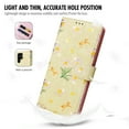 thumbnail image 4 of Dteck for Samsung Galaxy A34 Case Wallet with RFID Blocking Card Holder Kickstand, Gilding Flower Pattern Magnetic Leather Flip Case for Samsung Galaxy A34 5G,Yellow Daisy, 4 of 5