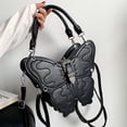 thumbnail image 1 of Bolso de mano con diseño de mariposa para mujer informal estilo retro elegante y gótico, 1 of 9