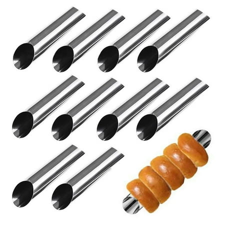 

Liveday 10PCS Hollow Mold Stainless Steel Cannoli Screw Tubes Kitchen Tool for Cake Bread Baking