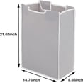 thumbnail image 5 of 2-piece laundry sorting bags Replacement hamper basket Removable replacement laundry storage organiser bag Hamper liner, without hooks (grey), 5 of 5