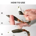 thumbnail image 6 of MOMOJIA 12Pcs Hook for Jig Head 6/8/10cm Quick Snap Trailer Treble Hook 40lbs, 6 of 6