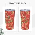 thumbnail image 4 of Kll Strawberry Stainless Steel Vacuum Insulated Coffee Cup 20 Oz Insulated Travel Mug Water Cup With Leak-Proof Straw Lid & Flip Lid,1 Metal Straws,1 Cleaning Brush, 4 of 8