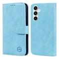 thumbnail image 2 of PU Leather Wallet Case for Samsung Galaxy S24 Plus, Classic Phone Case with Viewing Stand and 2 Card Holder Magnetic Buckle Shockproof Flip Case Cover for Men Women for S24 Plus, Lightblue, 2 of 8