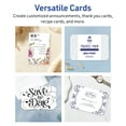 thumbnail image 3 of Avery Cards with Flourished Edges, 6" x 9", Matte White, 25ct, 3 of 8