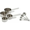 thumbnail image 5 of Truecraftware 8-Piece Ingredients Stainless Steel Measuring Cup and Measuring Spoon Set, 5 of 5