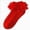 Red * Socks, variant on Ruffle Ankle Socks Kids Cotton Double Lace Turn Cuff Sock for Girls Cute Frilly Dress Socks for 1-16 Years Little Girls Socks Size 7-9 Years