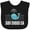 AB-Black, variant on San Diego California Whale Boys or Girls Baby Bib