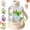 Beige, variant on Multifunctional Transparent Water Bottle Ice Maker with Ice Tray, 2-in-1 Iced Cube Bottle - Iced Tray Water Bottle with Handle, Portable Touch-free Ice Cube Cup for Travel Gym, Home, Office (Purple)