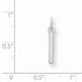 thumbnail image 2 of Beautiful Sterling Silver Medium Slanted Block Initial I Charm, 2 of 2