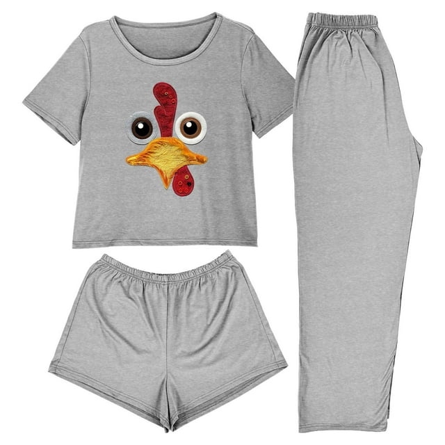 Ensemble de Pyjama pour Femmes, Pantalon et Haut Décontractés Vêtements de Nuit