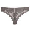 thumbnail image 3 of Gibobby Calzoncillos de encaje para mujer Mujeres Sexo Tanga Impreso Elasticidad Transpirable Francés Encaje Mujeres Bragas Ropa interior sexy(Gris,CH), 3 of 5