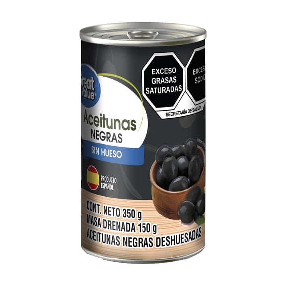 Aceituna Negra GV deshuesada 350gr