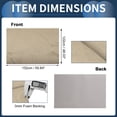thumbnail image 4 of Ofertas Únicas Tela de Suede 160G Tela de Techo 48.03" L x 59.84" W Reemplazo de Reparación de Techo DIY con Espuma de Respaldo para Automóvil RV SUV Color Camello 1 Pcs, 4 of 7