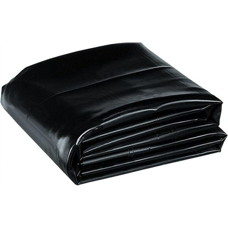 INTBUYING Pond Liner 12Mil 20x30 ft Flexible Geomembrane Dam Liner Pond Skins HDPE Black Liner for Outdoor Ponds Water Garden and Fish Pond