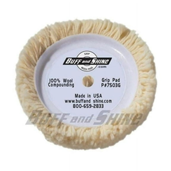 Buff and Shine BFS-7503G 7.5 In. Dia. X 1.5 In. Grip Buffing Pad