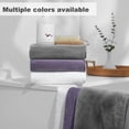 thumbnail image 5 of Jessy Home 12 Pack Dark Gray Hand Towel Set 16"x31" Soft Highly Absorbent Quick Dry Bathroom Bath Hand Towels Microfiber Plush Towels, 5 of 6