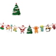 thumbnail image 1 of Banner navideño 2023, decoraciones navideñas para el hogar, guirnalda de Papá Noel, regalo de Navidad, decoración de Navidad, Año Nuevo 2024, 1 of 5