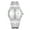 Silver, variant on Fashionable men's watch, personalized and creative quartz watch, trendy black technology, cool steel band wristwatch, men's business trendy watch