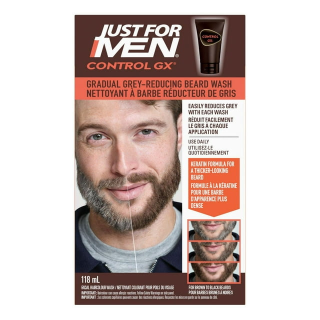 Just For Men Control GX Nettoyant pour Barbe Réducteur de Gris