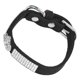 thumbnail image 3 of Collar de diamantes de imitación brillante de conejito, collar de corona de diamantes de imitación para mascotas de animales pequeños con hebilla en forma de D, corona negra XS, 3 of 5