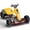 Yellow, variant on Joyracer 12V Ride on Toys, Foldable Electric Kids Go Kart with Adjustable Seat, EVA Wheels, LED Music, Red