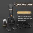thumbnail image 1 of YOPTOP Hair Trimmer - Groin Hair Trimmer - Men's Ball Trimmer - Replaceable Ceramic Heads,3-in-1 Multi-Function,none, 1 of 6