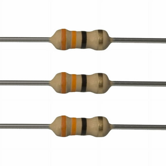 E-Projects 50EP51233R0 33 Ohm Resistors, 1/2 W, 5% (Pack of 50)
