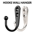 thumbnail image 3 of Robe Holder Alloy Hook Bathroom Bedroom 10 Pcs 12.5*30*44mm Wall Hanger With 20pcs Screw Zinc Alloy High Quality, 3 of 8