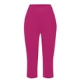 thumbnail image 5 of Seductiva Pink Womens Yoga Sweatpants Women's High Waisted Cutout Leggings - Yoga Cropped Pants with Comfortable Elastic Waist | Lightweight Soft Lounge Pajama Pants for Casual & Daily Wear, 5 of 6