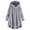 Gray, variant on ICHUANYI Fleece Jackets for Women Plus Size Button Plush Tops Hooded Loose Coat Winter Outwear with Pockets