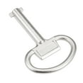 thumbnail image 2 of Llave de Gabinete Eléctrico, Llave de Caja de Medidor de Agua de Aleación de Zinc con Agujero de 5.5mm 5Pcs, 2 of 4