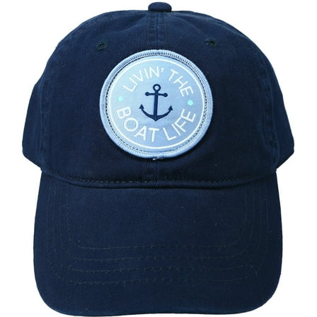 Boat Life - Navy Adjustable Hat