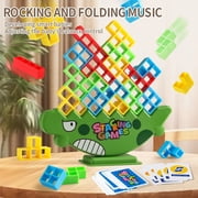 48 Pcs New Stacking Blocks Tetra Tower Balance Game Stack