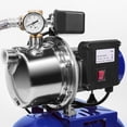 thumbnail image 3 of XtremepowerUS 1.5 HP Well Pump With Stainless Steel Pressure Tank, Irrigation Sprinkler Pump, 1215 GPH, 3 of 5