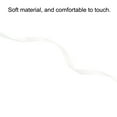 thumbnail image 3 of Unique Bargains 0.28' x 100 Yards Double Face Decorate Crafts Roll Satin Ribbon Raw White, 3 of 5