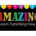thumbnail image 4 of Colorful and Motivational Backdrop Banner with Amazing Text and Heart Elements Party Decorations for Classroom Celebrations Photo Backdrops Learning Events and Inspirational Gatherings, 4 of 4