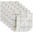 thumbnail image 1 of Scrubber Dishcloths Collection Windowpane, 12x12, Antique Green 6 Piece, 1 of 7